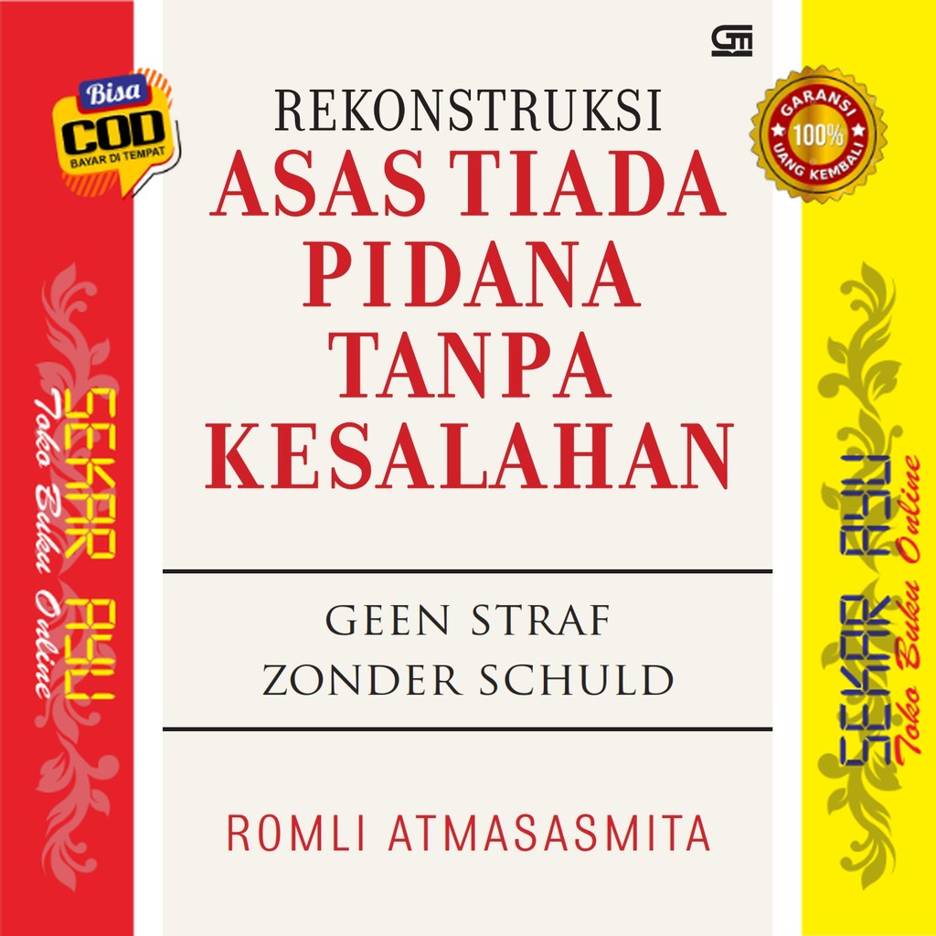 Jual Buku Rekonstruksi Asas Tiada Pidana Tanpa Kesalahan Romli ...