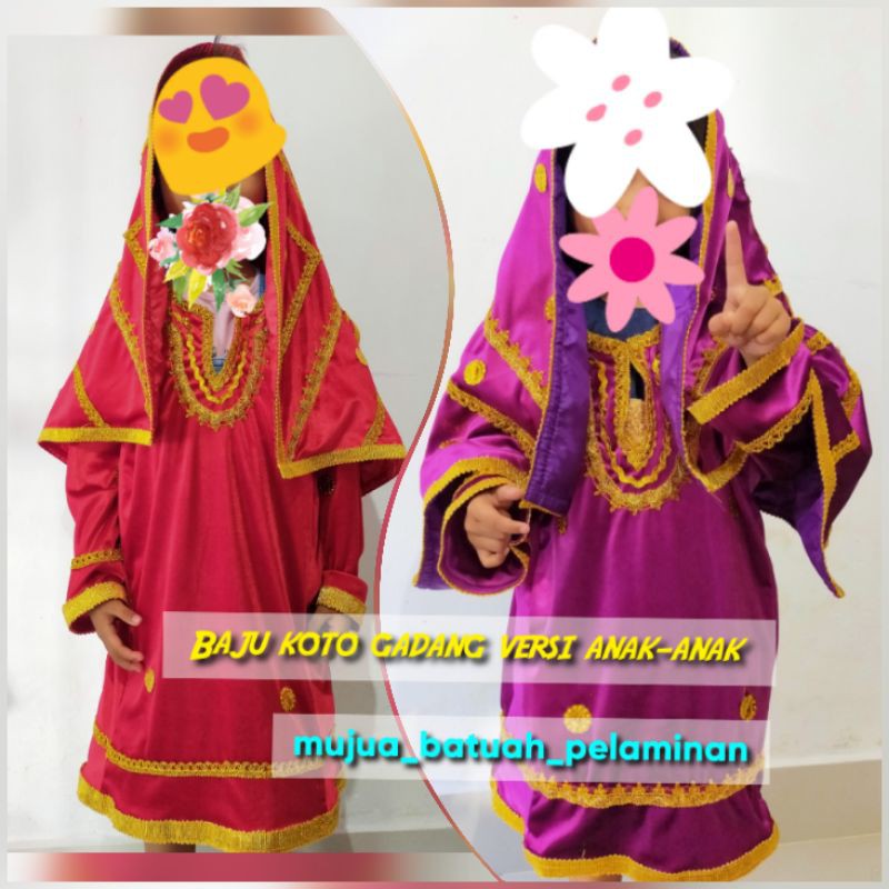Baju Koto Gadang Anak-anak