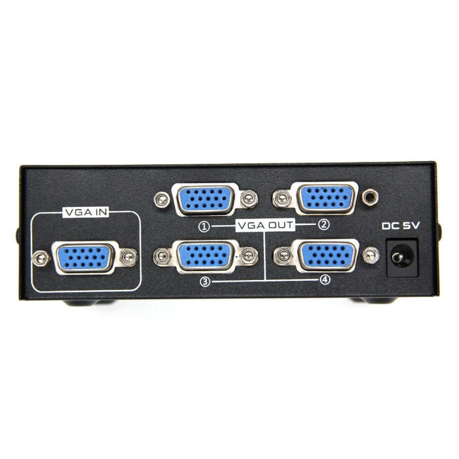 SPLITTER VGA 4 PORT, VGA SPLITER IN 1 OUT 4 PORT, HUB VGA 4 PORT BARU