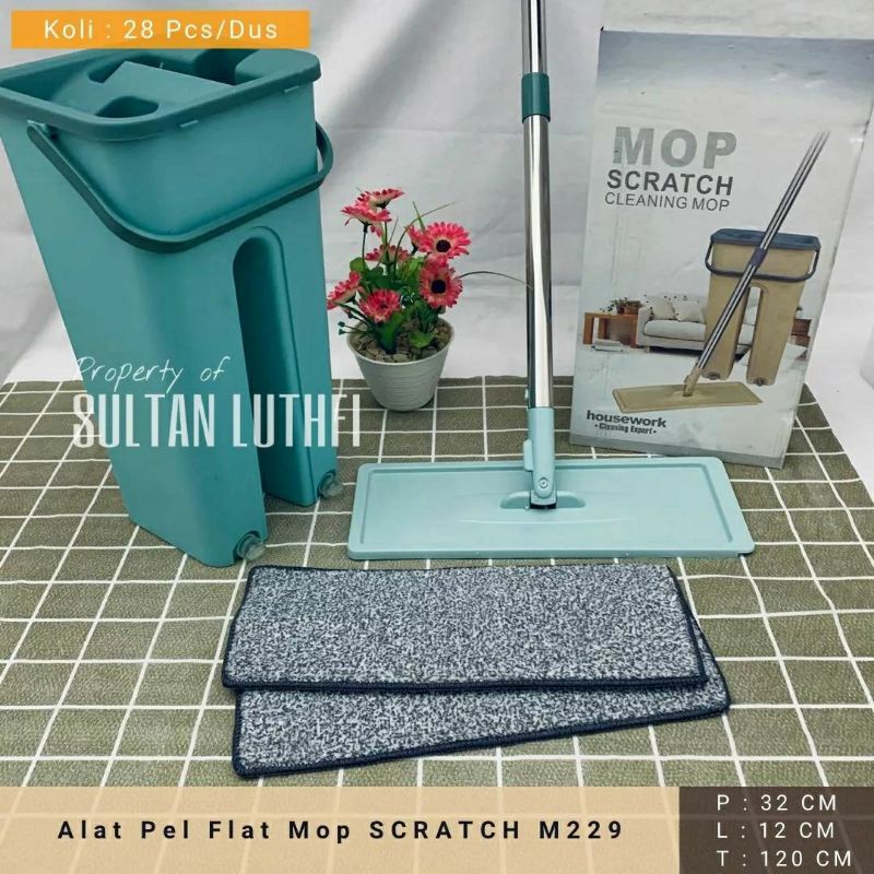 ALAT PEL SET PEMBERSIH LANTAI MAGIC MOP FLAT/ PEL FLAT MOP/ ALAT PEL LANTAI PRAKTIS ULTRA FLAT MOP/ 