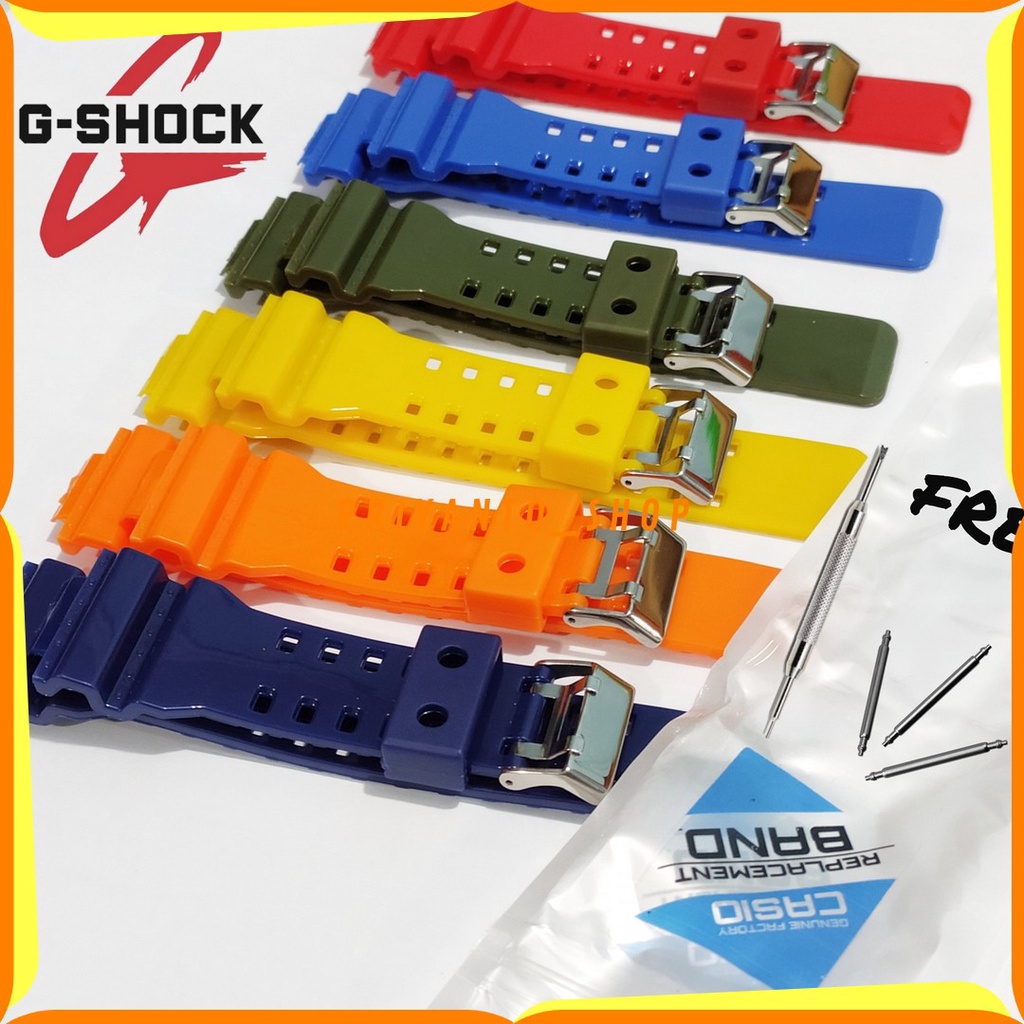 STRAP TALI JAM TANGAN CASIO G-SHOCK  GA-100 GA-110 GD-120 GA-150 GA-200 GLOYSS GA SERIES FREE PEN REMOVER