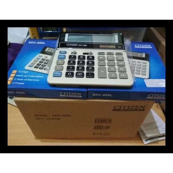 

Diskon Calculator Citizen Sdc-868L (12 Digit) Keren
