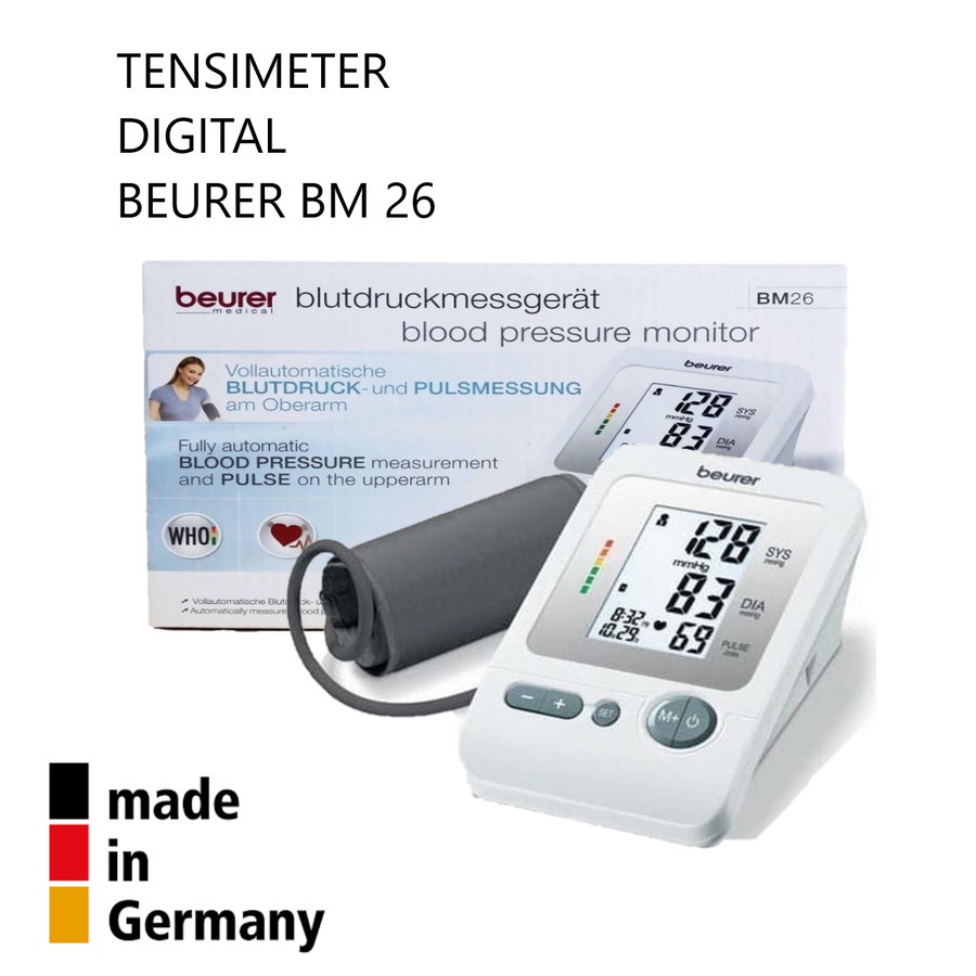 Tensimeter digital Beurer BM26  Alat ukur tensi tekanan darah BM 26 Tensi Digital