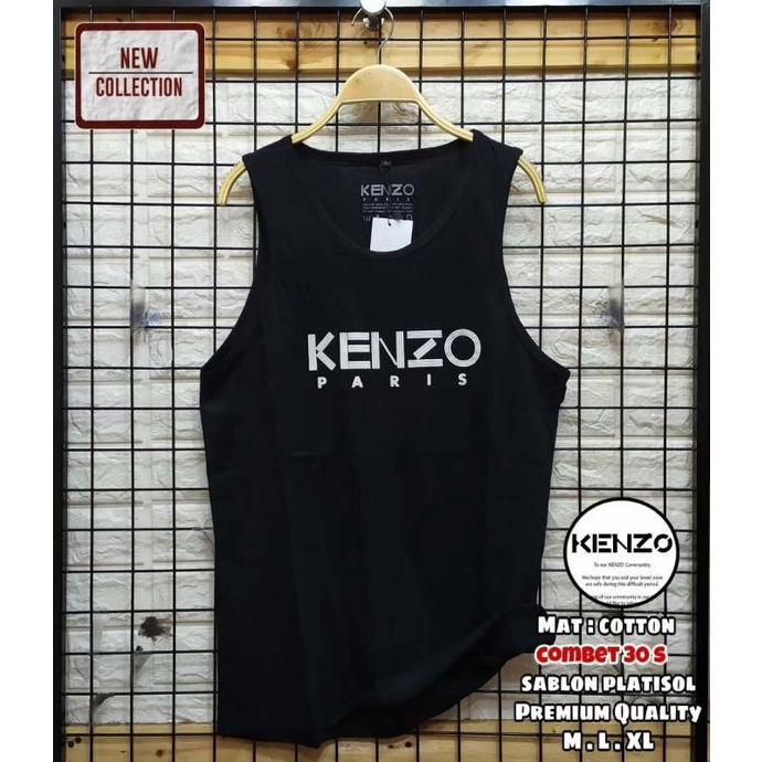 Kaos Singlet Pria Katun/Cotton 30s Sablon Terbaru!