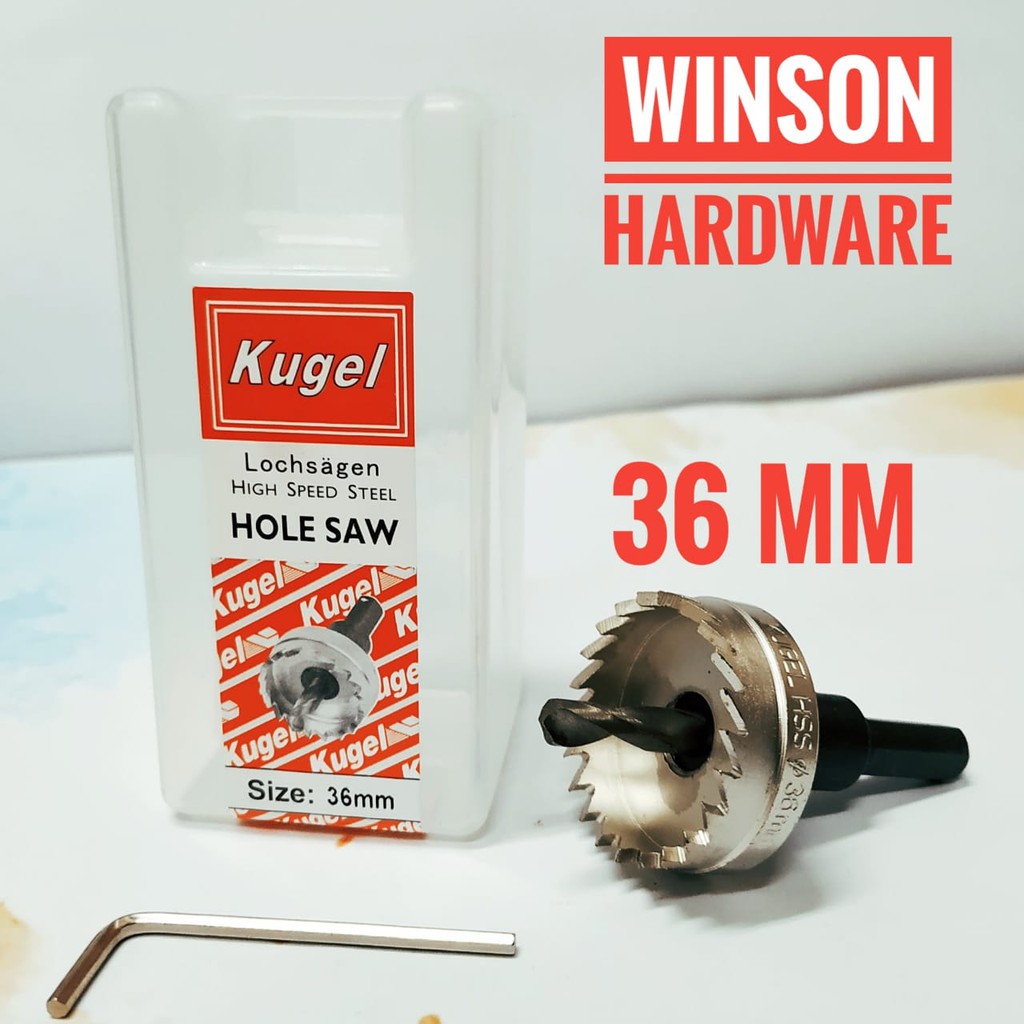 Holesaw Besi HSS 36mm Kugel | Hole saw Mata Bor Besi 36 mm