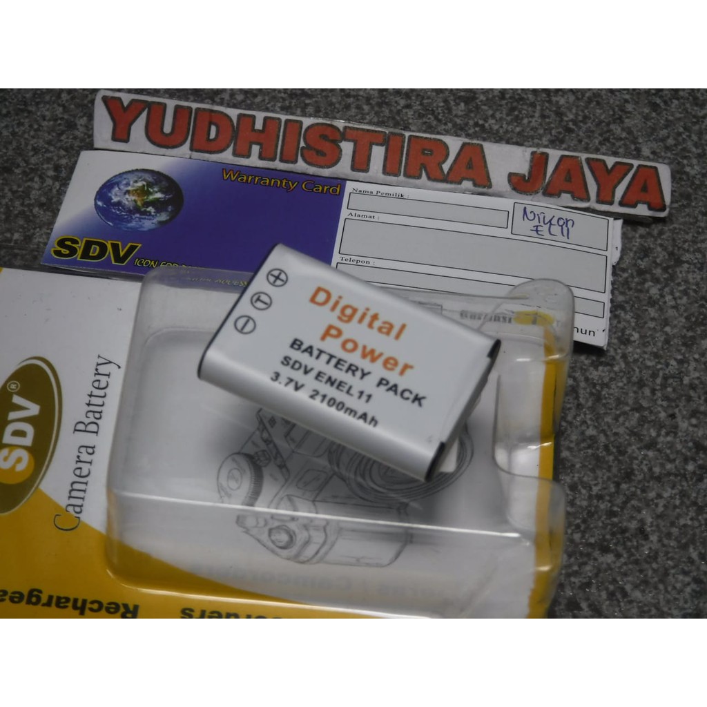 SDV Baterai Nikon EN EL11 Original SDV for Kamera Nikon Coolpix S01