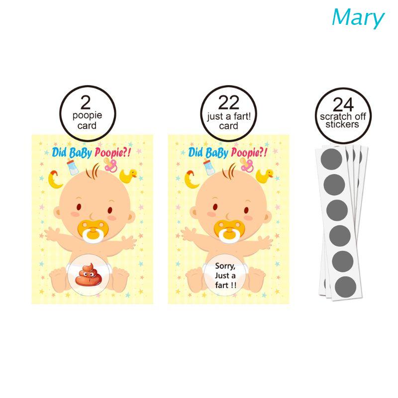 Mary Mainan Kartu Tiket / Tiket / Popok Untuk Bayi / Baby Shower