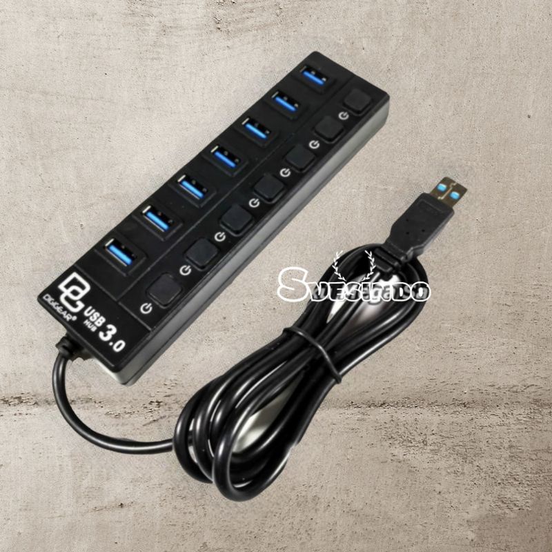 USB HUB 3.0 7 port by DIGIGEAR HIGH SPEED 1.2 meter