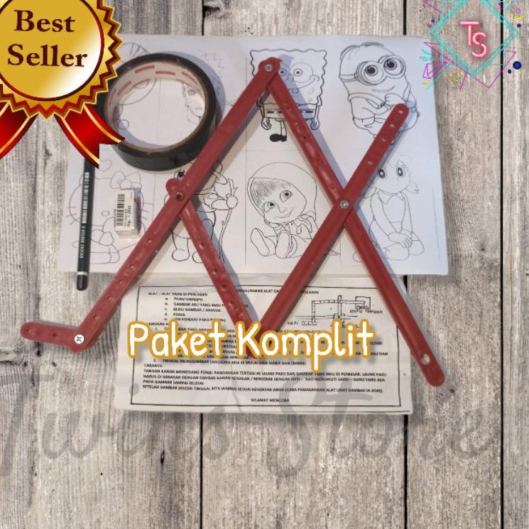 

Baru Spesial Pantograf (Alat Bantu Gambar) Paket Hemat