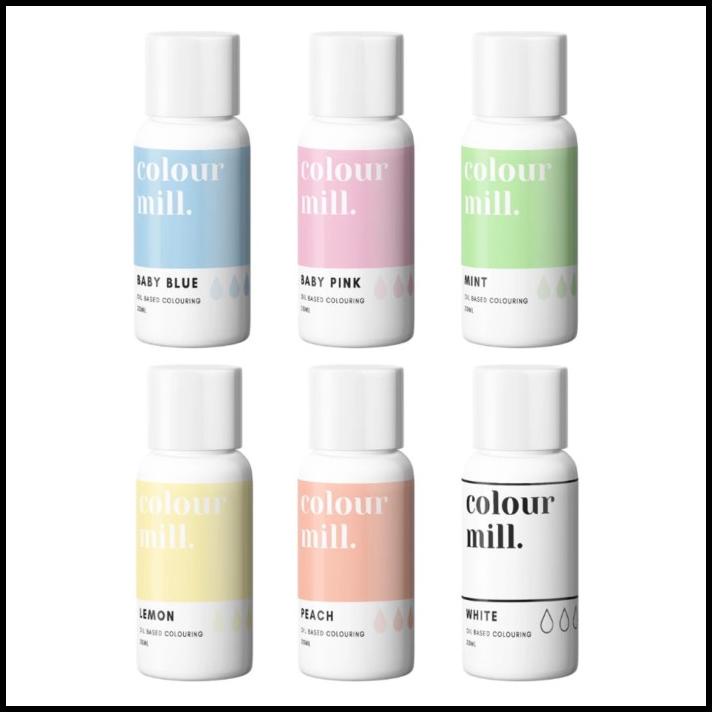 

Colour Mill 6 Pcs Pastel Pack 20 Ml Oil Based Colouring