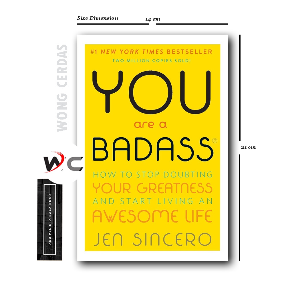 Jual Buku You Are a Badass: How to Stop Doubting Your Greatness and ...