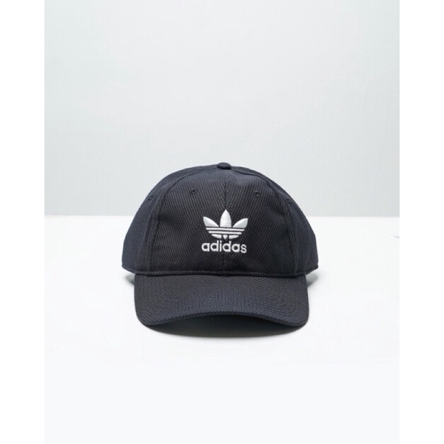 TOPI ADIDAS RN 90288 GENUINE ADIDAS SNAPBACK BLACK CAP HAT WHITE LOGO MATERIAL ORIGINAL 100%BNIB