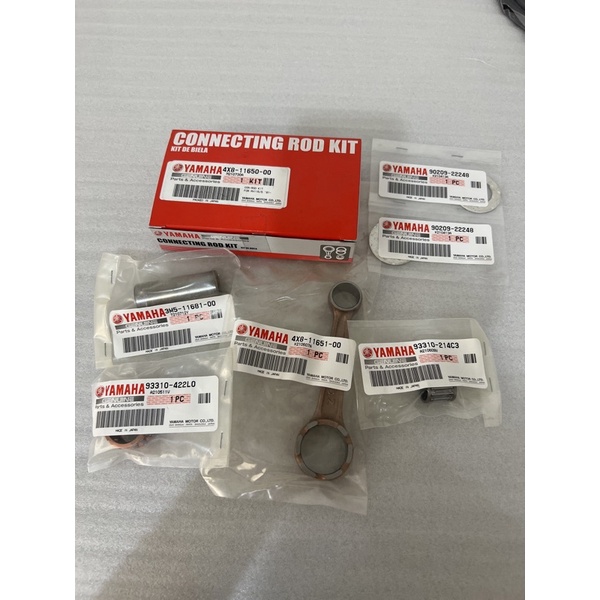Conrod Stang Batang Seher Sokar Piston Connecting Rod kit YAMAHA RXS RX-S YT 115 ORIGINAL 4XB-11651-