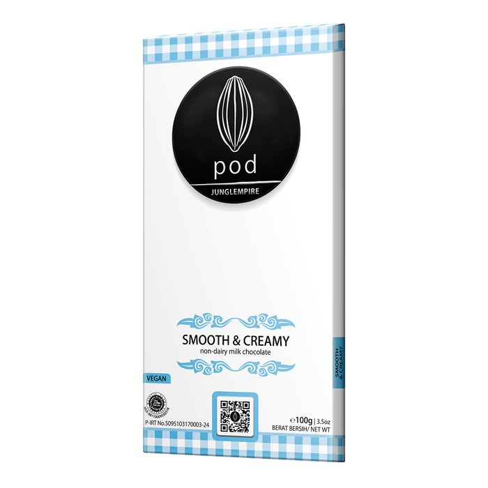 

PODCHOCOLATE ‘Creamy Milk’ Bali Chocolate - 100g - BARU