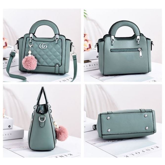 JK 752 U3850 1KG MUAT 2PCS TAS SELEMPANG FASHION WANITA IMPORT  E6521 Y1147 C8315  T653