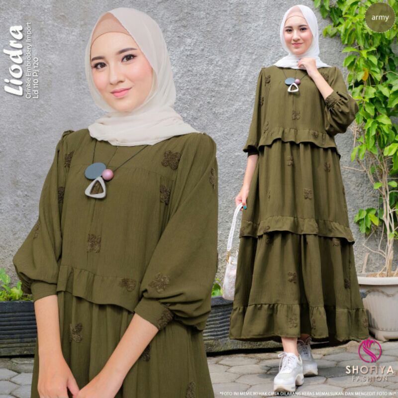 LIODRA Midi Dress Ori by Shofiya❤