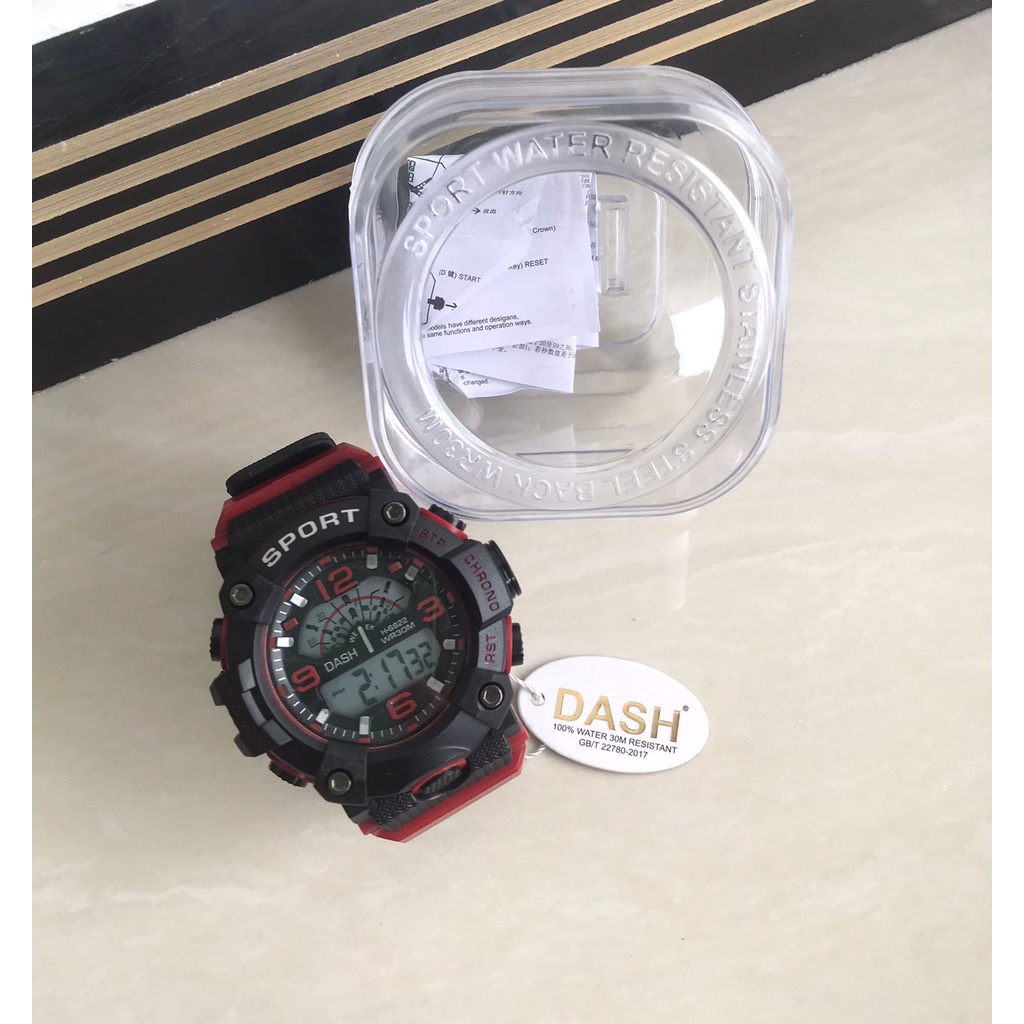 7.7 SALE JAM TANGAN SPORT DASH DIAMETER 5CM