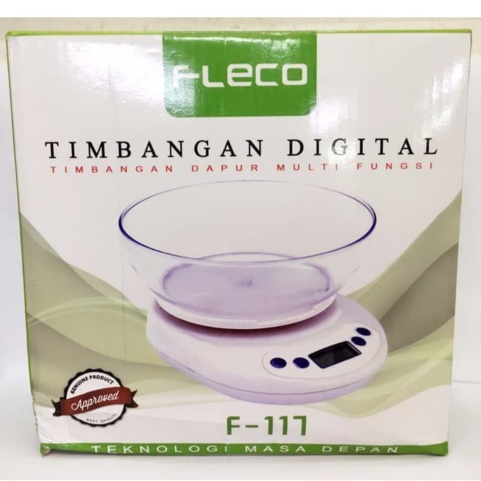 Timbangan Digital Mangkok Fleco F117 / Timbangan Dapur / Kue