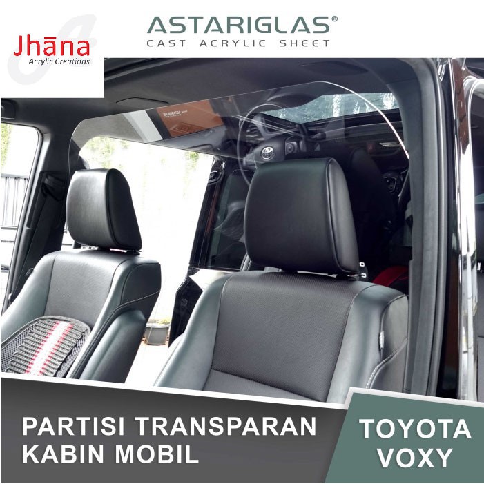 sekat Partisi Mobil Toyota Voxy / Akrilik Partisi Kabin Mobil