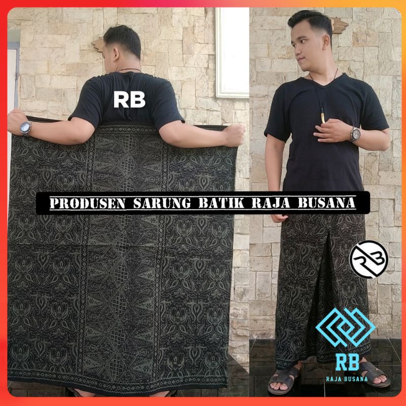 {  RAJA BUSANA } SARUNG BATIK PRIA CAP KANG SANTRI | Sarung Batik Dewasa | SARUNG BATIK MOTIF | SARUNG BATIK TERBARU / SARUNG GAGAK SETHA | SARUNG BATIK CAP PEKALONGAN | SARUNG WAJADA PEKALONGAN