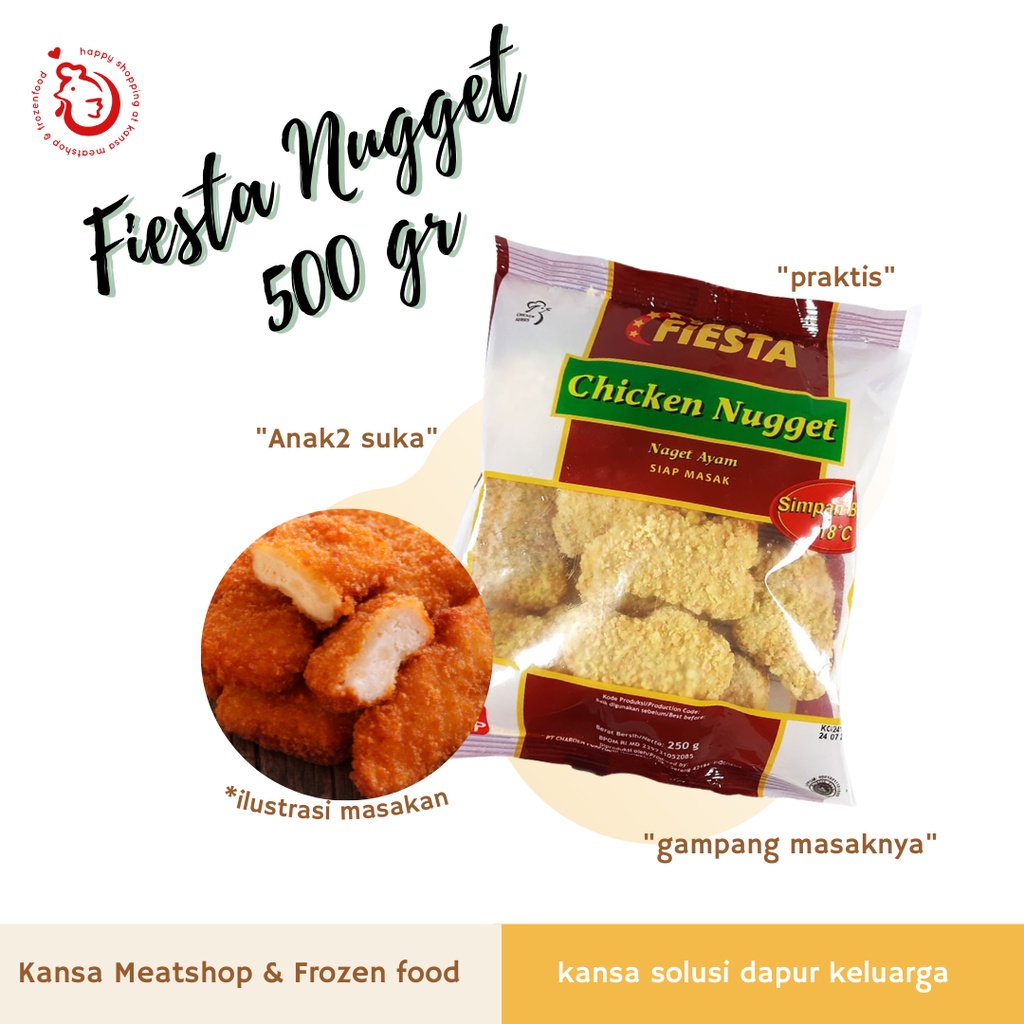 

FIESTA NUGGET AYAM 250GR/500GR