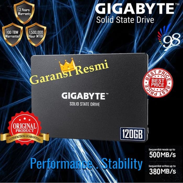 Gigabyte SSD 120GB 120 GB - Sata III Resmi