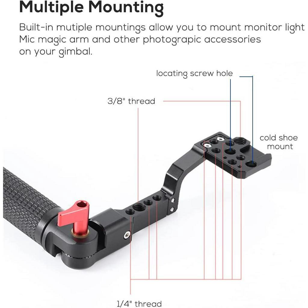 DJI Ronin S/SC/RS2/RSC2 Lifting Handle Grip Stabilizer Camera For DJI Ronin S/SC/RS2/RSC2 Handle Grip Bracket Original