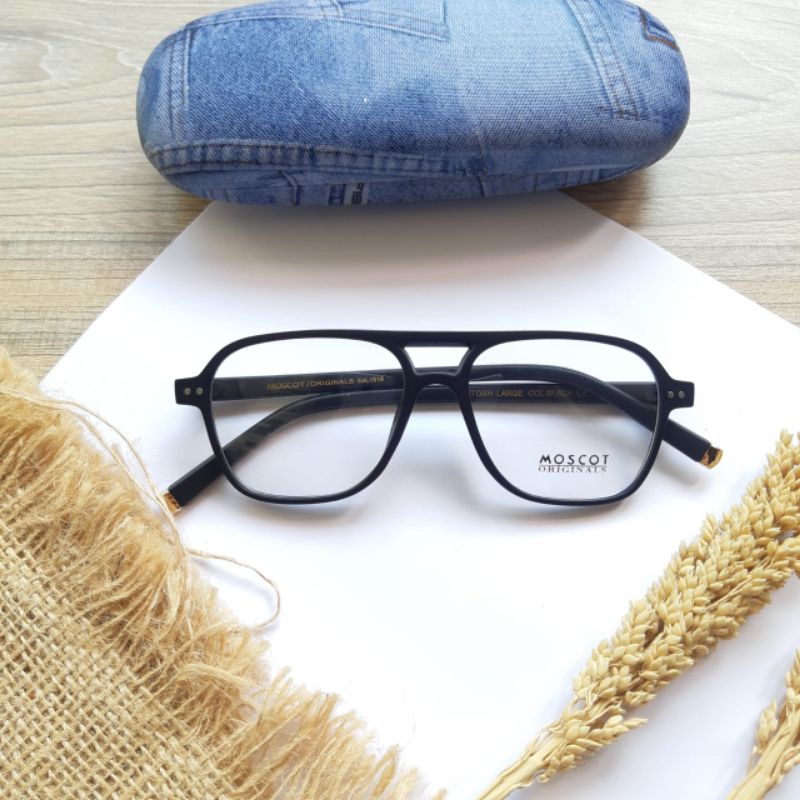 paket frame+lensa.. frame kacamata moscot bjorn trendy