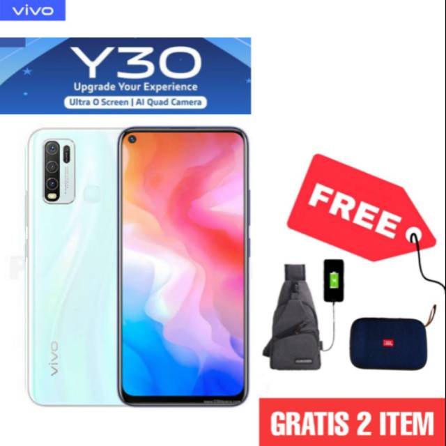 VIVO Y30 4/128GB VIVO Y30I 4/64GB FREE TAS + SPEAKER