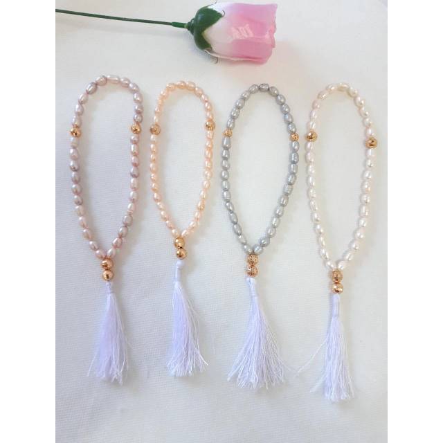 TASBIH 33 BUTIR MUTIARA TAWAR LOMBOK TASBI MUTIARA LOMBOK ASLI HADIAH ULTAH AKSESORIS IBADAH MUSLIM 