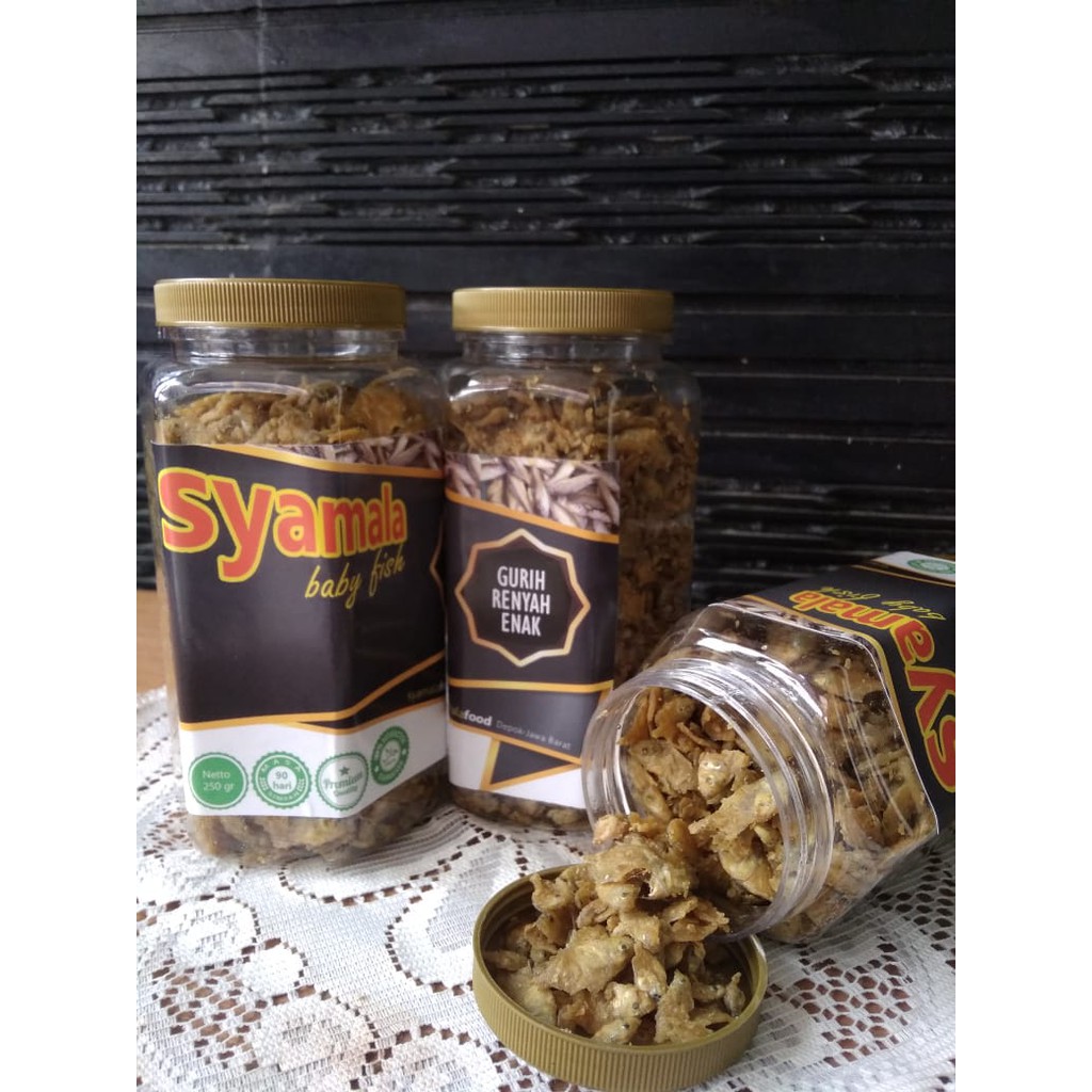 

Baby Fish 240 Gram Ikan Wader Crispy Praktis Gurih Renyah Enak Syamala Baby Fish