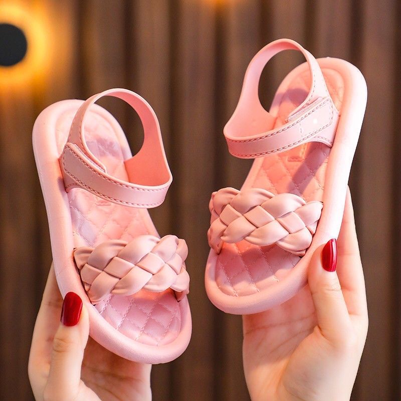 Sendal gunung karet anak terbaru,sandal jelly model kepang tali anak trendy,sendal tali anak anyaman.hys