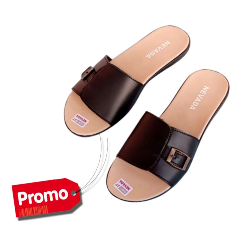 sandal flat wanita sendal wanita slop ringan sandal cewek NV SL1