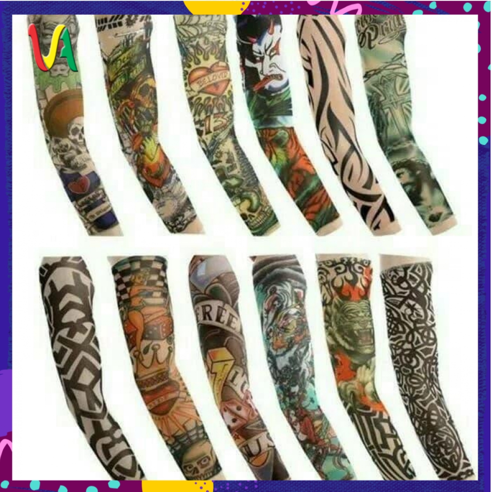 Manset tangan tato / arm sleeve tatoo / Deker Tangan motif tatoo