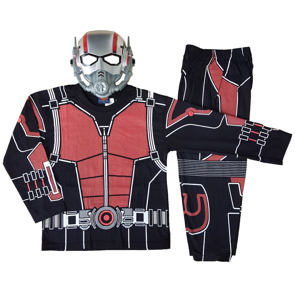 Baju Anak Kostum Topeng Superhero Manusia Semut