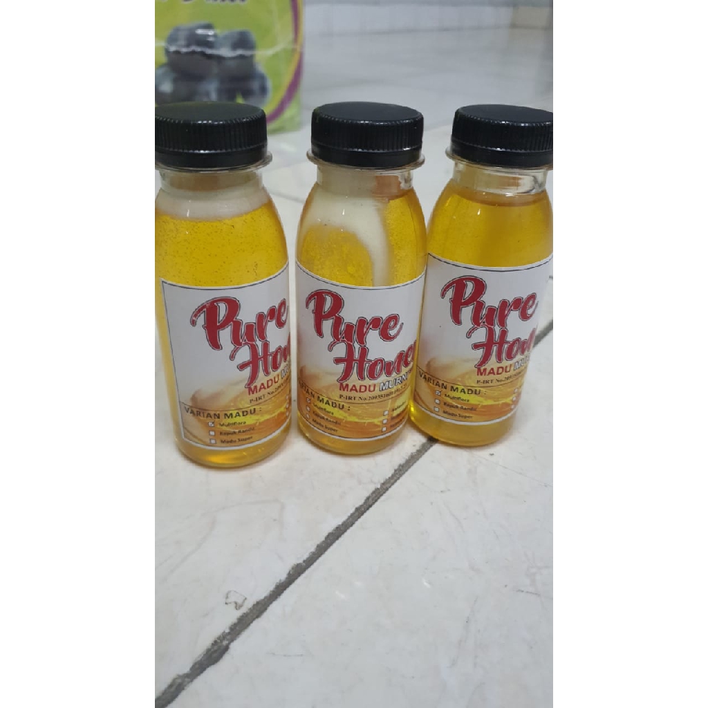 

Madu Murni Multiflora Asli Premium 100% Pure 150GR MURAH BERKUALITAS MINUM MADU