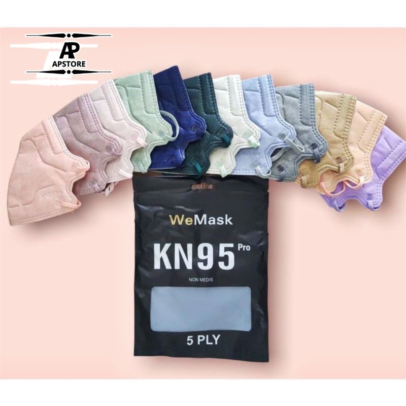 MASKER KN95 MOUSON PRO/ WEMASK PRO /ALL COLOUR 5ply High Quality