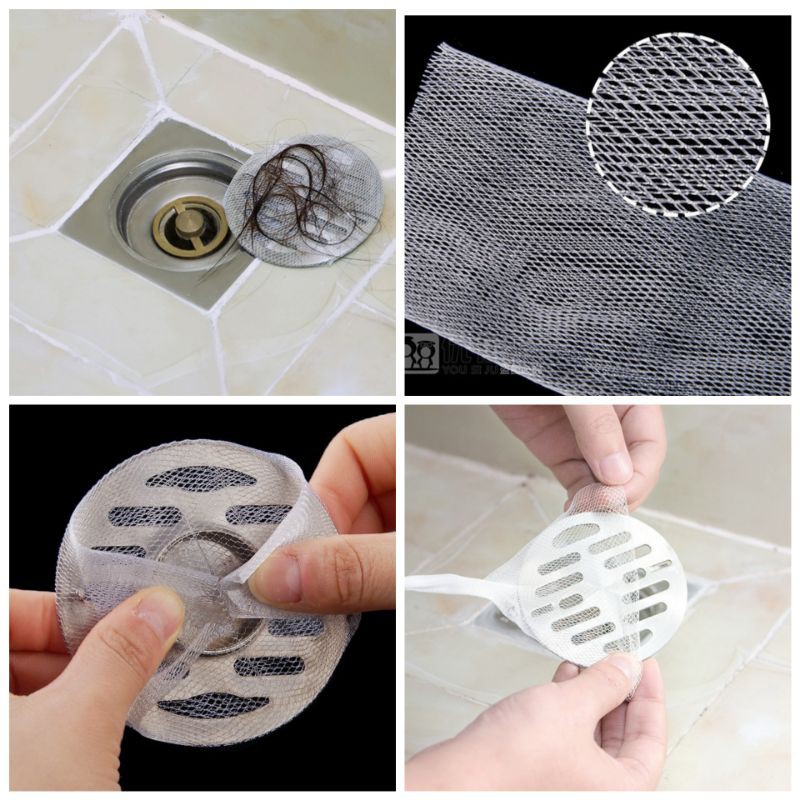 Kain Jaring Jala Plastik Kaku Filter Saringan Saluran Pembuangan Air Anti Kecoa Lipan Kelabang Etc