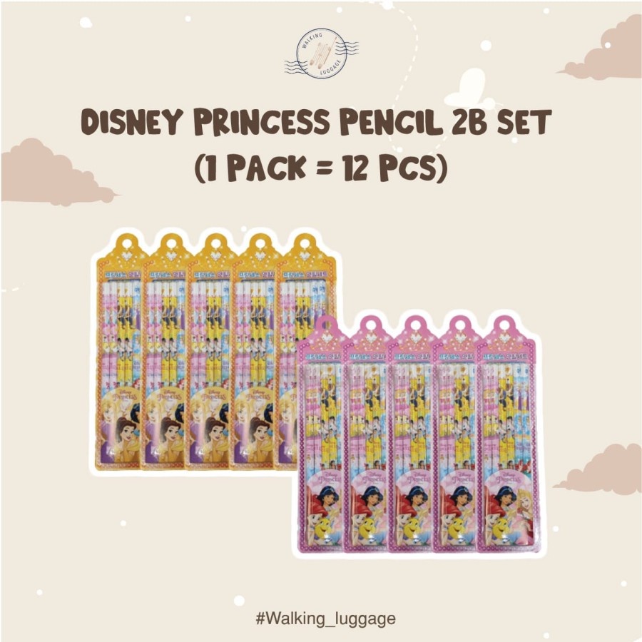 

Disney Princess Pencil 2B set (Pensil Korea)