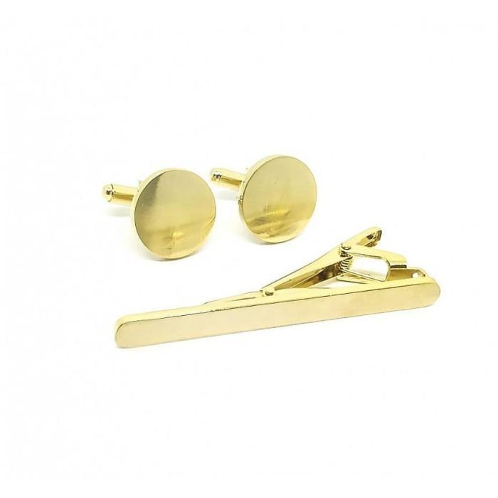 Cufflink Houseofcuff Cufflink Kancing Manset Jepit Cufflinks Pin Tie Set Gold F