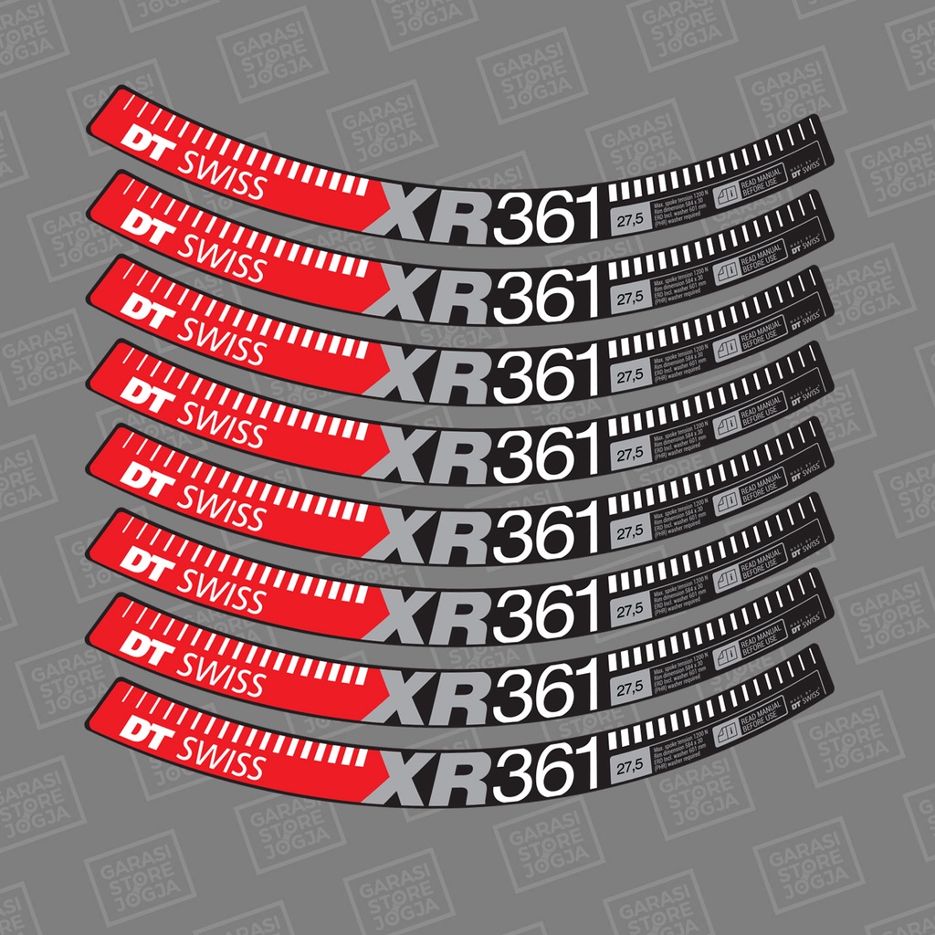Decal Stiker Rims DT Swiss XR361
