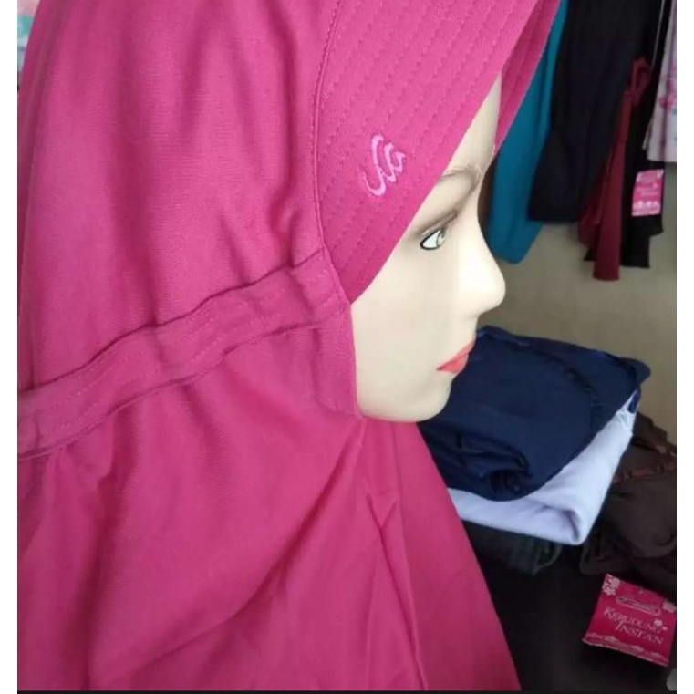 PART 2 RABBANI KW PREMIUM GRADE A JILBAB SEKOLAH BAHAN KAOS SERUT TUTUP MODEL INNOVA JILBAB / KERUDU