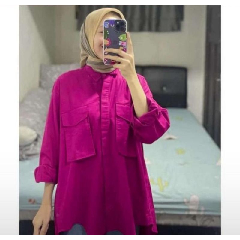 Bahan Katun - Blouse Livy