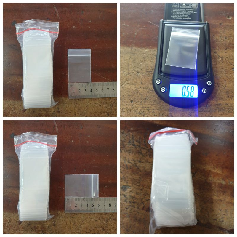 plastik klip 4x6 atau 6x4 bahan tebal klip putih