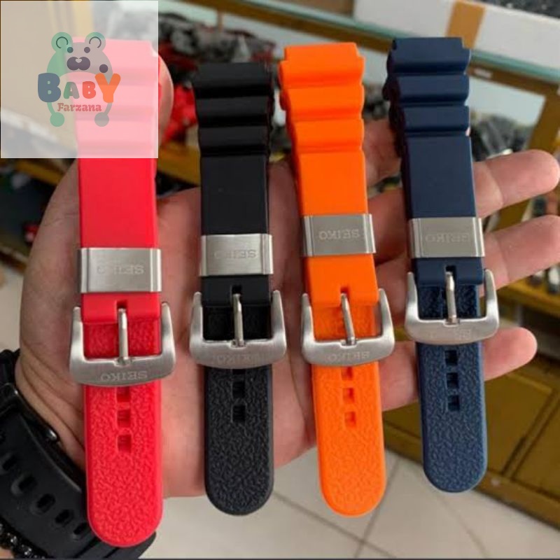 STRAP RUBBER BAND TALI JAM TANGAN SEIKO DIVER 22MM PROSPEX TURTLE SAMURAI TUNA