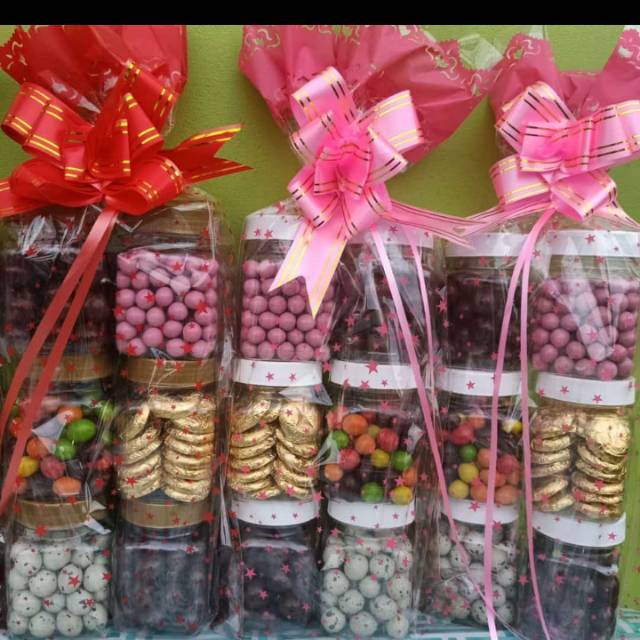 Paket coklat toples 200ml cokelat plastik Lagie kotak delfi parcel lebaran