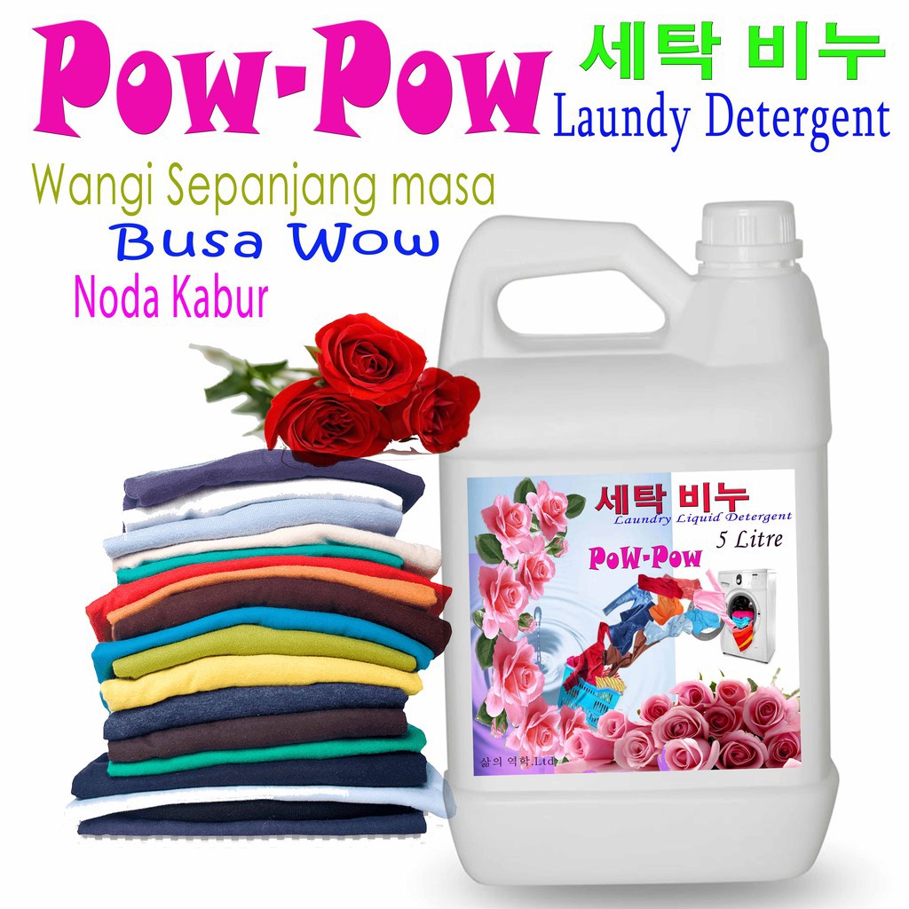 SABUN|DETERGENT|SABUN LAUNDRY|PENGHILANG NODA BANDEL 5 LITER WANGI TAHAN LAMA