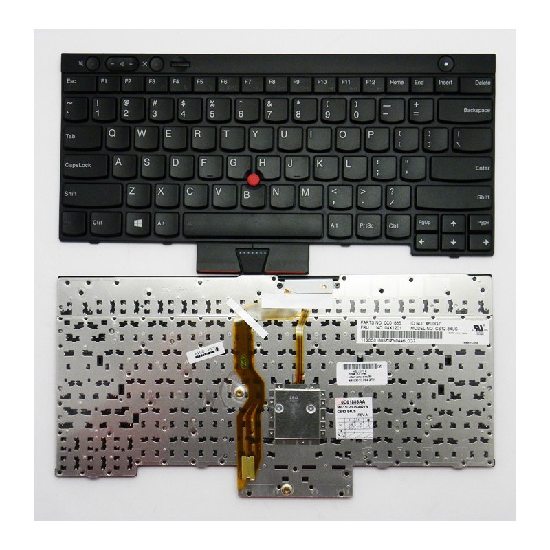 KEYBOARD FOR LAPTOP LENOVO THINKPAD T430 X230 T530 L430 W530 T430I T430S X230I