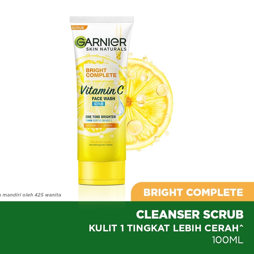 GARNIER Bright Complete Vitamin C Facial Scrub