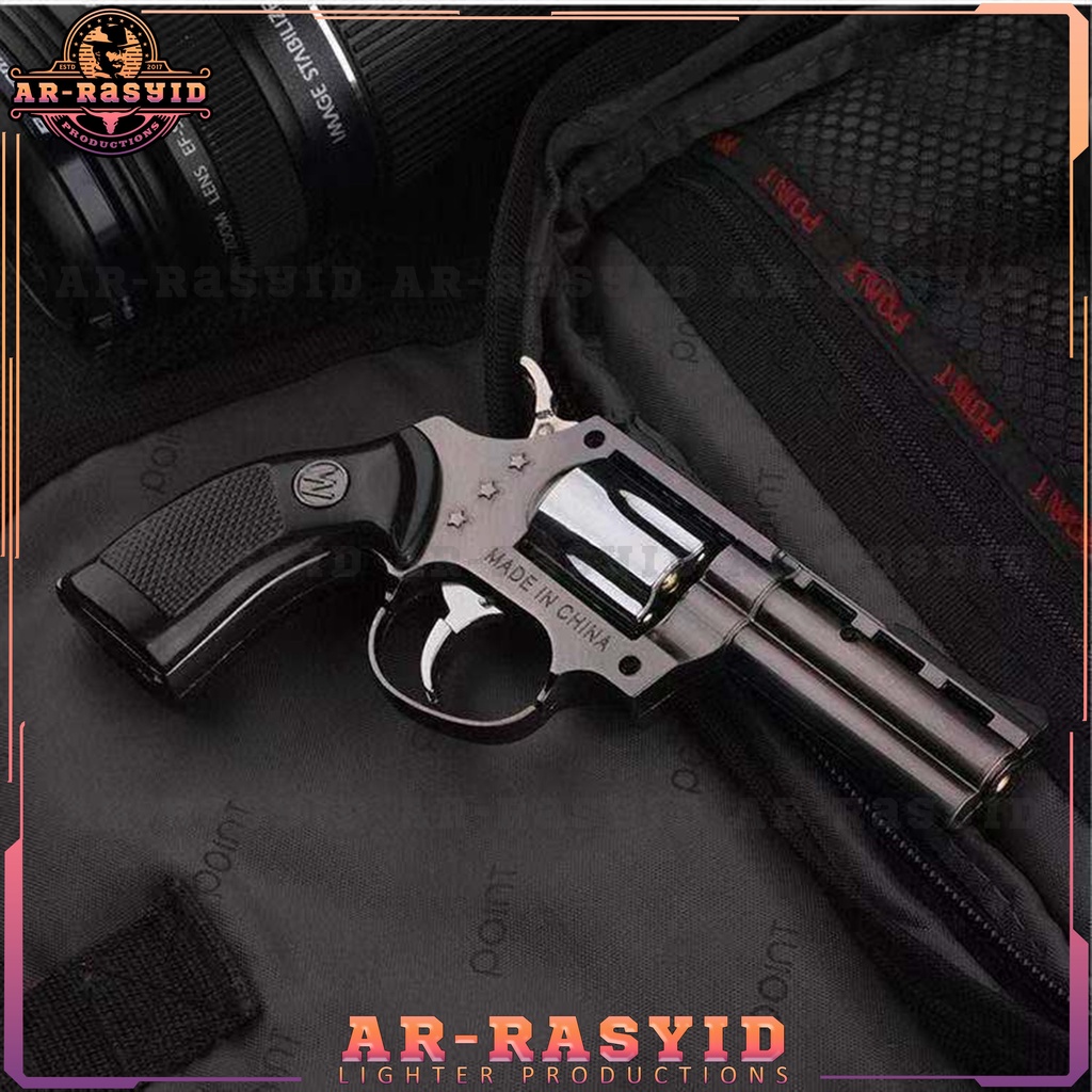 BISA COD Korek Api Bara Gas Pistol Revolver 609